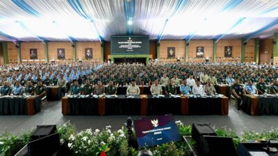 Presiden Prabowo Beri Pembekalan Strategis kepada 1.095 Perwira TNI-Polri
