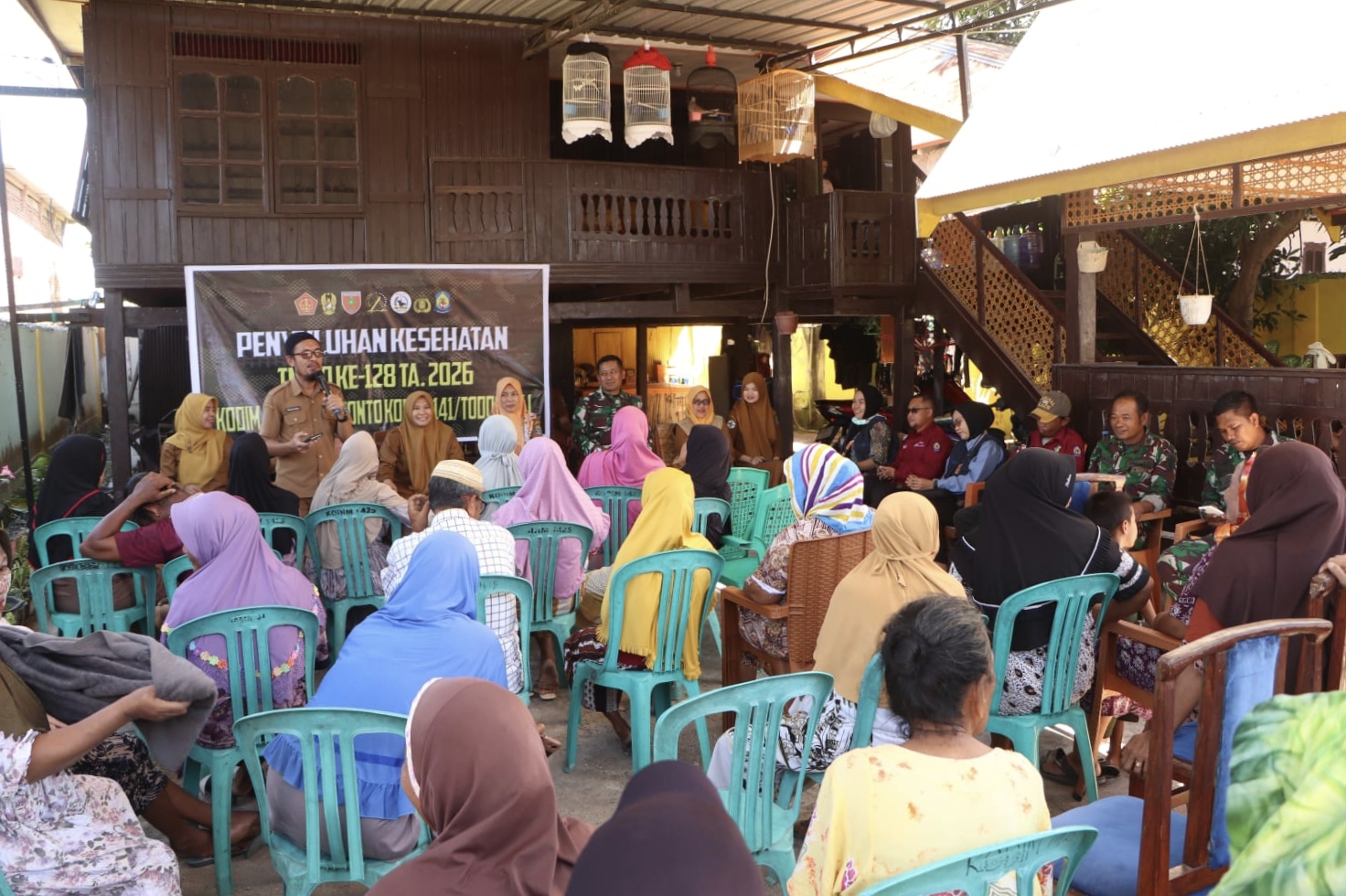Bersama Dinkes, Satgas TMMD ke 128 Jeneponto Edukasi Kesehatan
