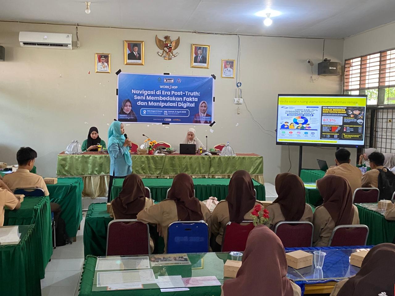 Lawan Manipulasi Digital, Mahasiswa Ilmu Komunikasi UIN Alauddin Makassar Gelar Workshop Literasi Media 