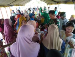 Warga Jeneponto Antusias Serbu Pasar Murah TMMD ke-128 Kodim 1425