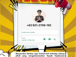 Awas Penipuan! Kejari Bantaeng Imbau Abaikan WhatsApp Palsu Mengatasnamakan Kajari