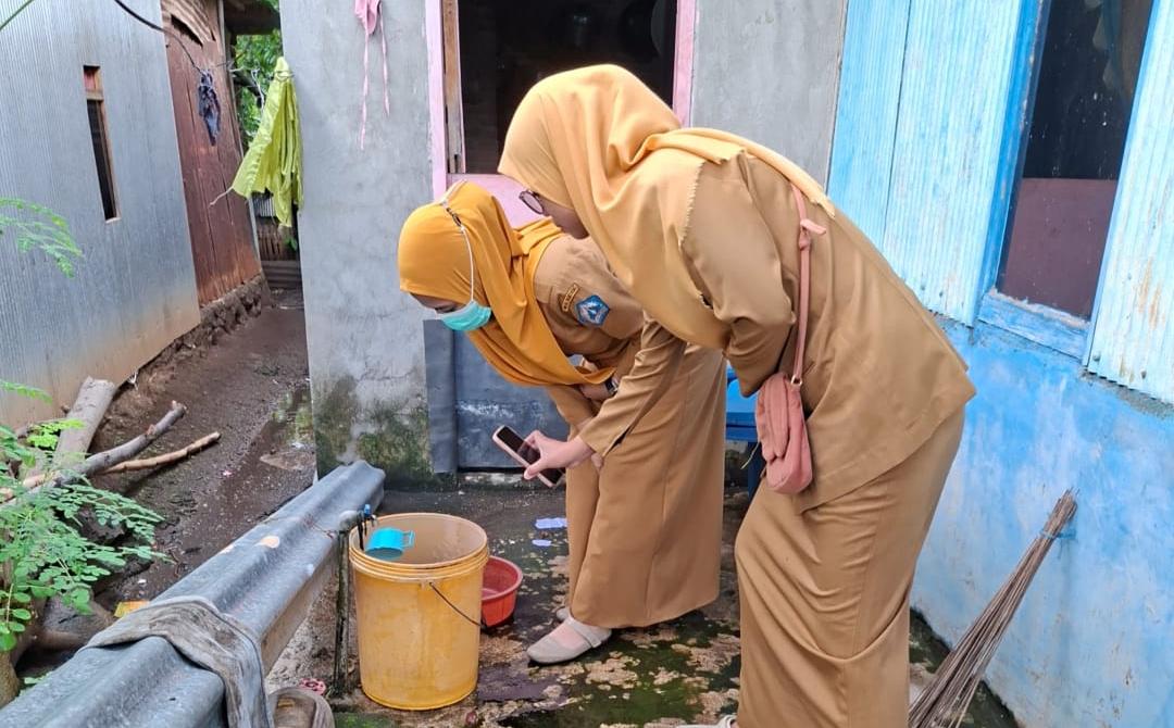 Puskesmas Ulugalung Gelar Pemantauan Jentik Berkala