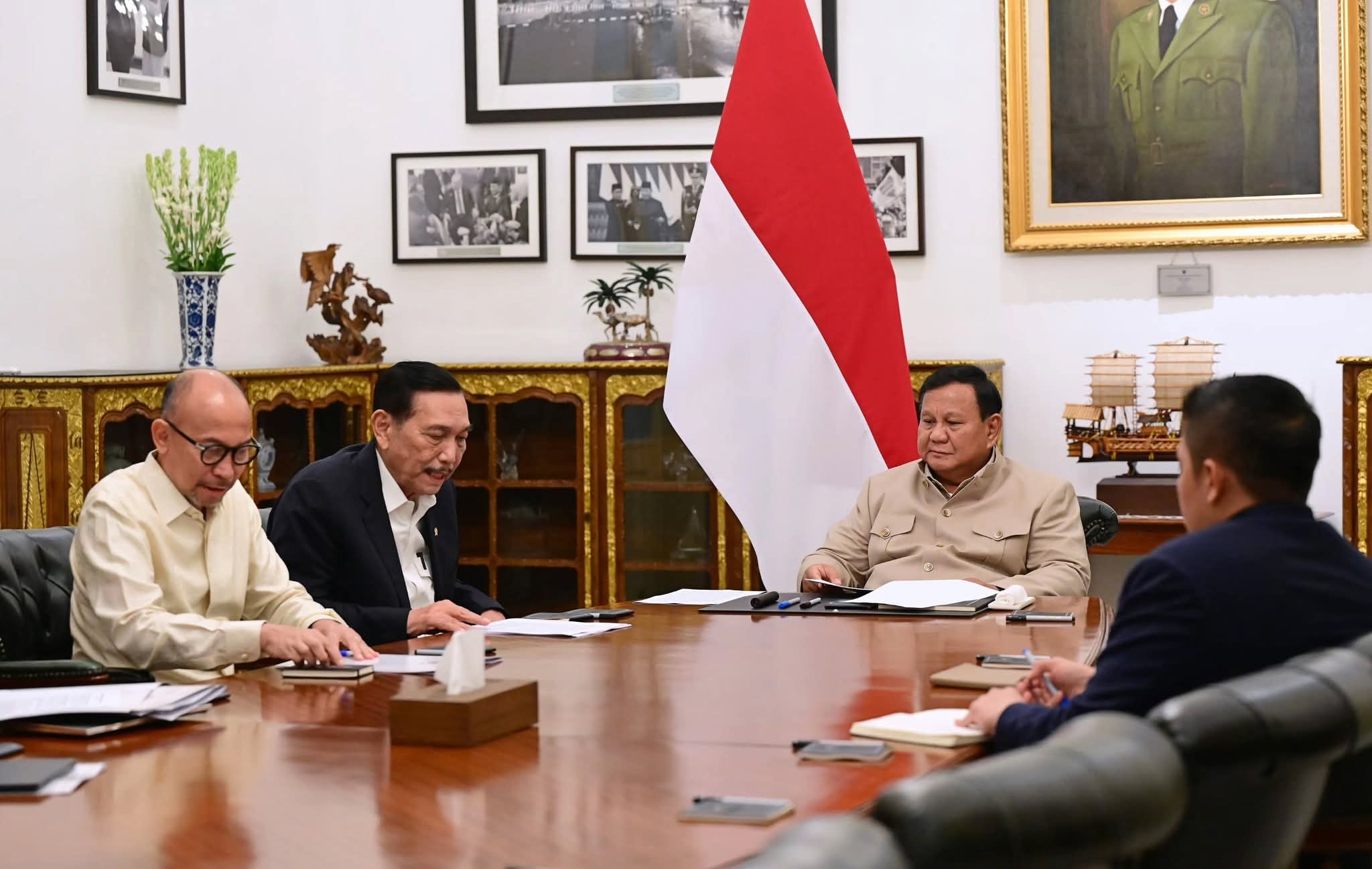 DEN Laporkan Dampak Positif MBG dan Percepatan GovTech kepada Presiden Prabowo