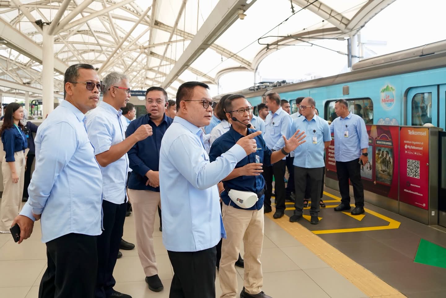 Dudung Tinjau MRT Fase 2A, KSP Pastikan Proyek Strategis Nasional Berjalan Sesuai Target