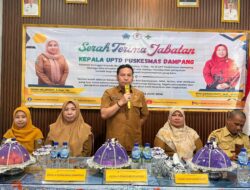 Tongkat Estafet Kepemimpinan Beralih, Puskesmas Dampang Gelar Sertijab Penuh Haru