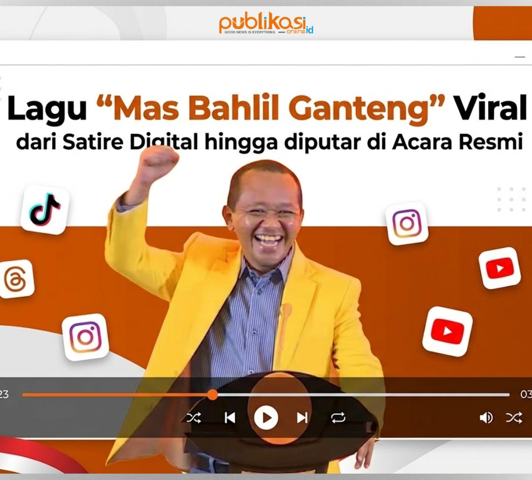 Lagu “Mas Bahlil Ganteng” Masih Viral, Dari Satire Digital hingga Diputar di Acara Resmi