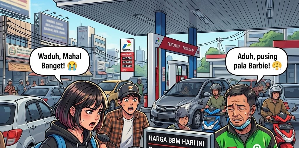 Pertamax Tembus Rp16.250 per Liter, Dompet Pengendara Kembali Tertekan
