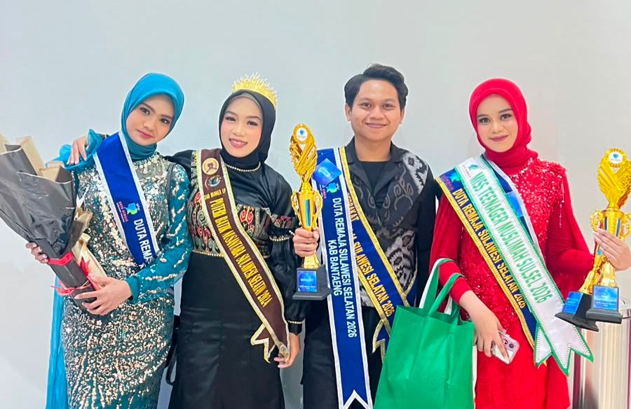 Keren! Trio Remaja Butta Toa Sabet Gelar Bergengsi di Duta Remaja Sulsel 2026