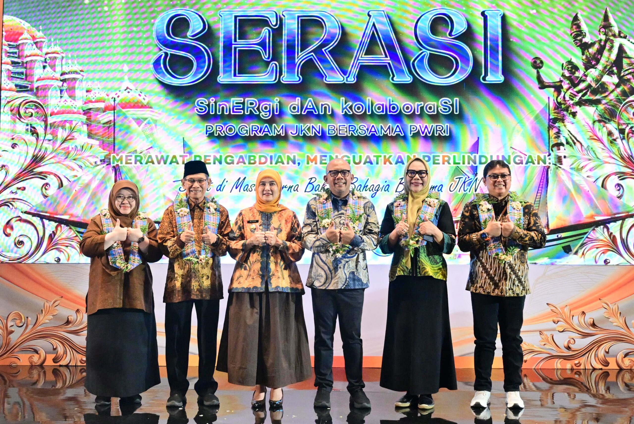 Wakil Wali Kota Makassar Hadiri Kegiatan SERASI JKN Bersama PWRI