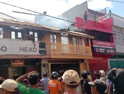 Kebakaran Dua Ruko di Bantaeng, Lansia Terluka Saat Berupaya Menyelamatkan Diri