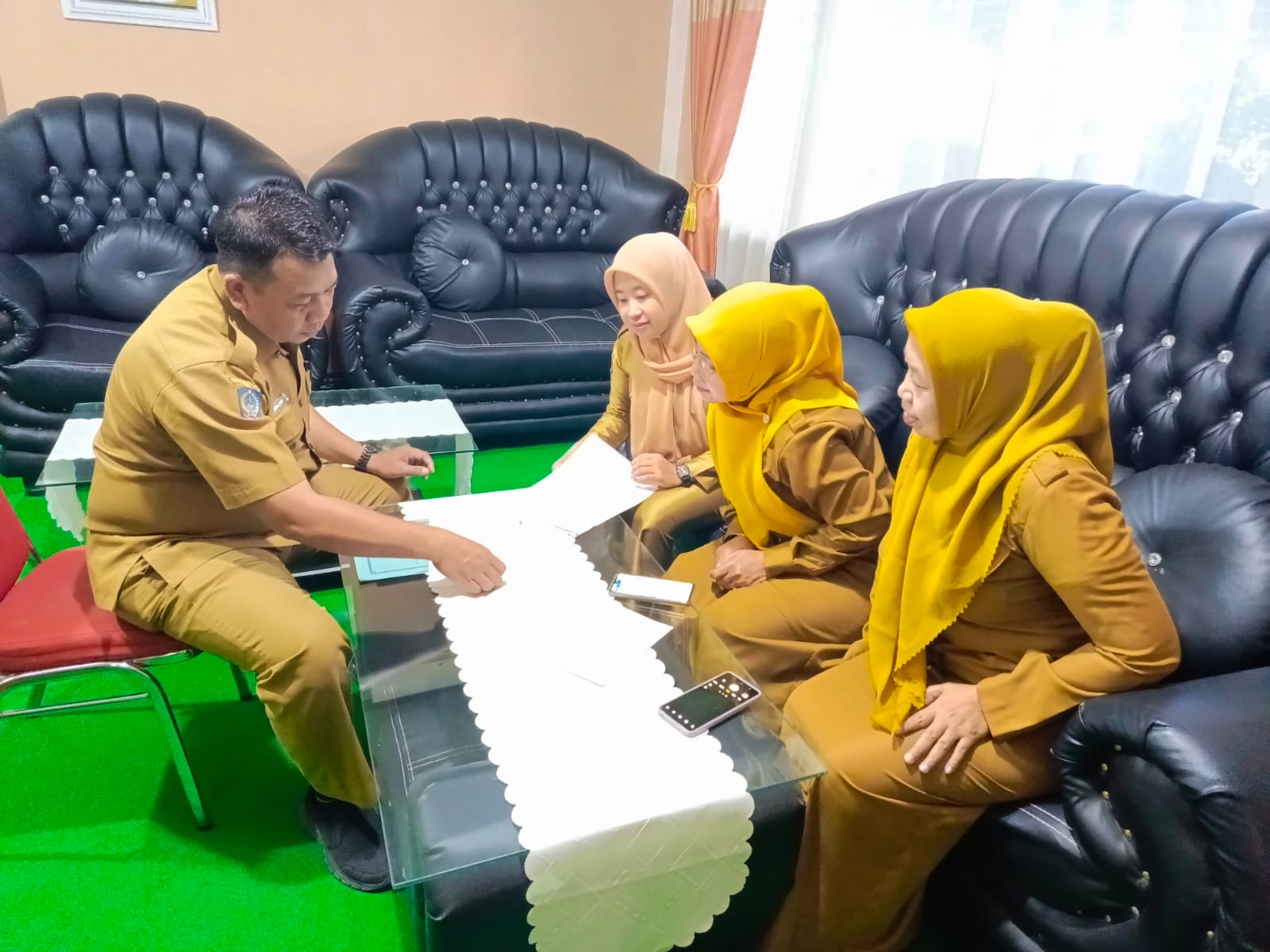 Puskesmas Dampang dan DLH Bantaeng Jalin Kerja Sama, ini Targetnya!