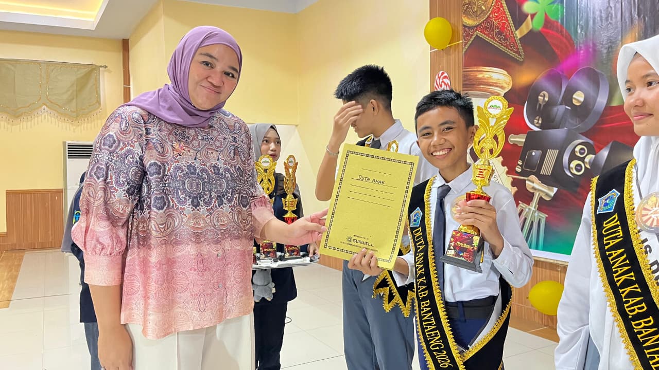 Muh. Nur Fahri Sya Harumkan Nama SMPN 2 Bantaeng di Ajang Duta Anak 2026