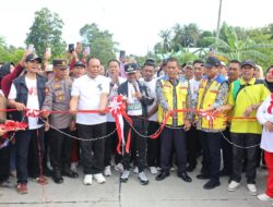 Bupati Bone Resmikan Jalan Beton IJD Ruas Awang Cenrana–Lebongnge
