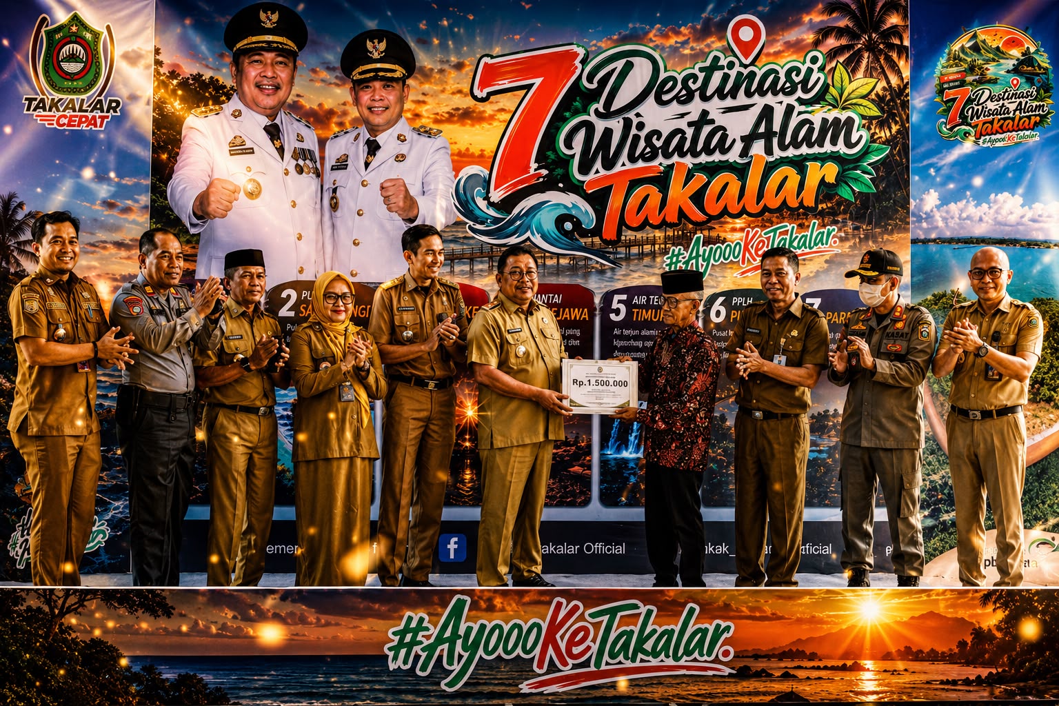 43 Tahun Mengabdi, Kepala Lingkungan di Takalar Terima Penghargaan Bupati