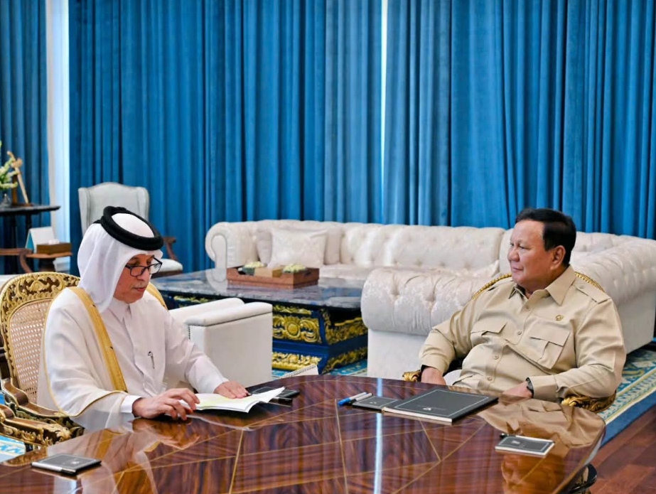 Presiden Prabowo Terima Utusan Khusus Qatar, Investasi USD 4 Miliar