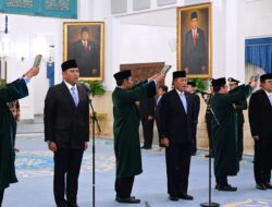 Presiden Prabowo Resmi Kukuhkan Pimpinan BGN dan URI di Istana Negara