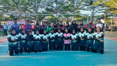 Kembali Tekuk Makassar 2-1, Tim Voli Putri PGRI Bantaeng Melaju ke 8 Besar