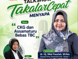 Dinkes Takalar Bahas Program Bebas TBC dalam Talkshow “Takalar Cepat Menyapa”