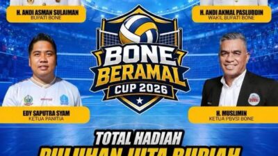 BerAmal Cup 2026 Digelar di Bone, Hadiah Puluhan Juta Menanti