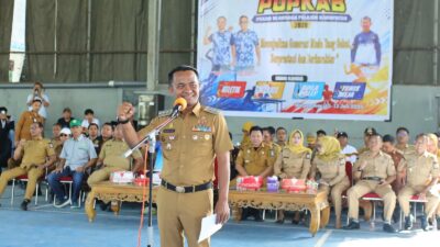 Bupati Bone Resmikan Popkab 2026, Fokus Cetak Atlet Pelajar Berprestasi