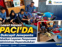 PACI’DA Hadir, Disdukcapil Jeneponto Jemput Bola Layani Warga