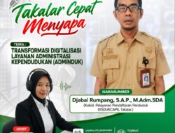 Talkshow “Takalar Cepat Menyapa” Angkat Inovasi Digital Layanan Dukcapil