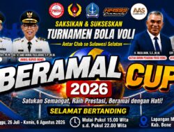 Beramal Cup 2026 Resmi Bergulir, Klub Voli Terbaik Sulsel Siap Adu Gengsi