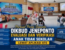 Dikbud Jeneponto Evaluasi dan Verifikasi Anak Tidak Sekolah Lewat Aplikasi ATS