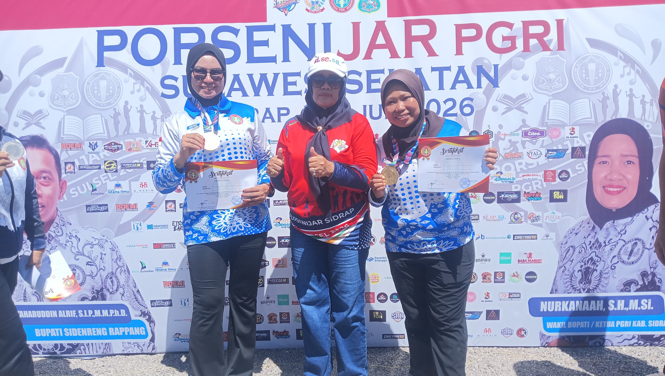 Duet Jumriani-Husna di Porsenijar, Persembahkan Emas Pertama untuk Bantaeng