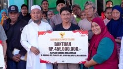 Gubernur Sulsel Salurkan Bantuan untuk Korban Kebakaran Kandea