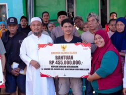 Gubernur Sulsel Salurkan Bantuan untuk Korban Kebakaran Kandea