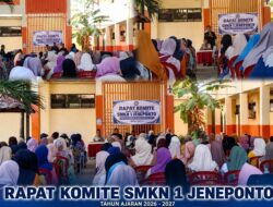 SMKN 1 Jeneponto Gelar Rapat Komite, Perkuat Kolaborasi Sekolah dan Orang Tua