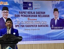 Kukuhkan Ratusan Relawan, PAN Bantaeng Siap Menangkan Pemilu 2029