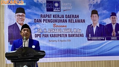 Kukuhkan Ratusan Relawan, PAN Bantaeng Siap Menangkan Pemilu 2029