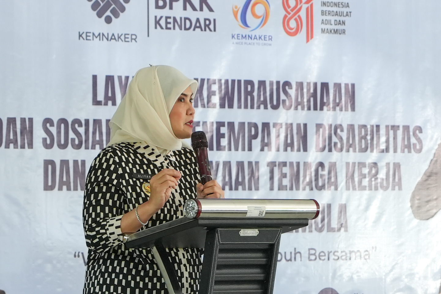 Wawali Makassar Aliyah Mustika Ilham Apresiasi Program Kemenaker