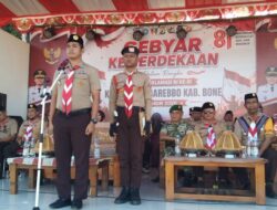 Kwarran Barebbo Gelar Upacara HUT Pramuka ke-65, Usung Tema Swasembada Pangan