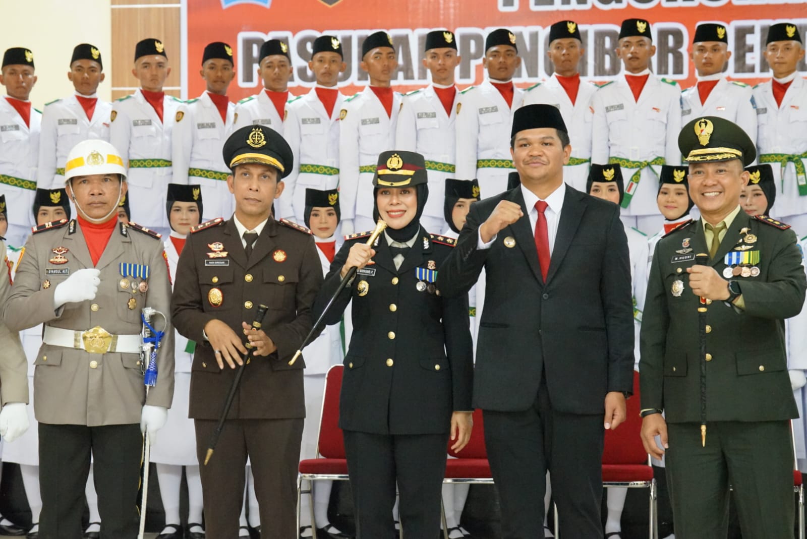 Bupati Bantaeng Kukuhkan 72 Paskibraka 2026