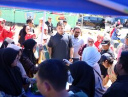 Andi Amar Ma’ruf Sulaiman Tinjau Pasar Pangan Murah, Pastikan Masyarakat Dapat Bahan Pokok Terjangkau