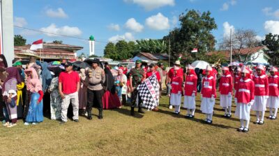 Polisi Kawal Gerak Jalan Indah di Gantarang