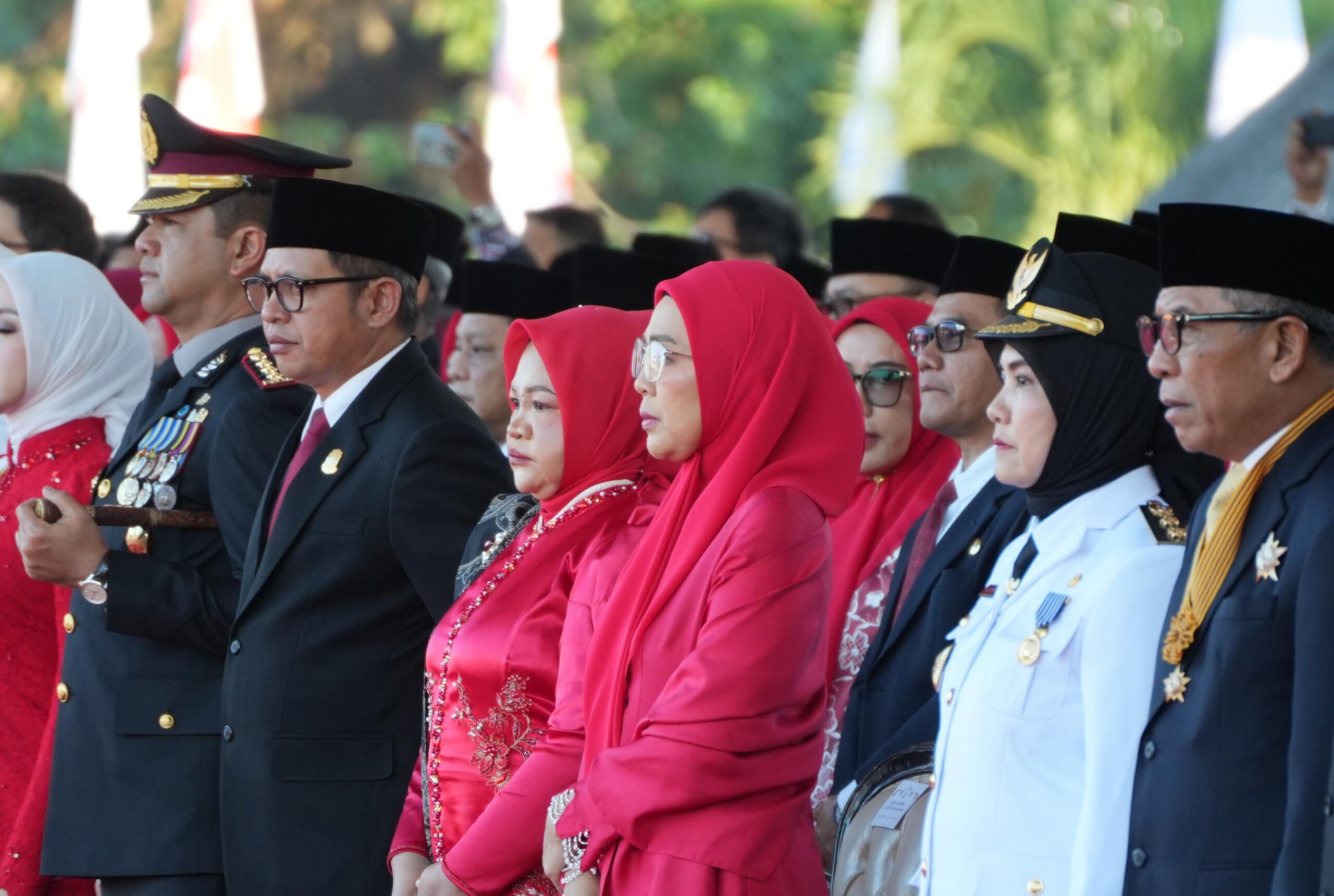 Hadiri HUT ke-81 RI, Melinda Aksa Tegaskan Komitmen TP PKK Makassar Perkuat Keluarga