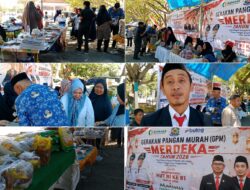 Warga Padati Stand Pangan Murah di HUT ke 81 RI Dinas Ketapang Jeneponto