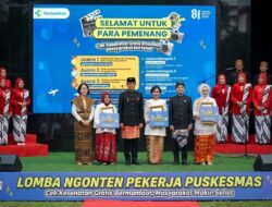 Puskesmas Pa’Bentengang Raih Juara 3 Lomba Ngonten