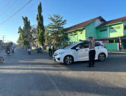 Cegah Macet dan Kecelakaan, Polres Bulukumba Turun Pagi Atur Lalin