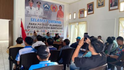 KONI Bantaeng Matangkan Persiapan PORPROV, TC dan Tes Fisik Atlet Dilakukan Berkala