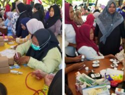 Puskesmas Kota Hadirkan Pemeriksaan Kesehatan Gratis di HUT ke-78 Polwan