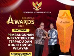 Gubernur Andi Sudirman Raih Detik Timur Awards 2026