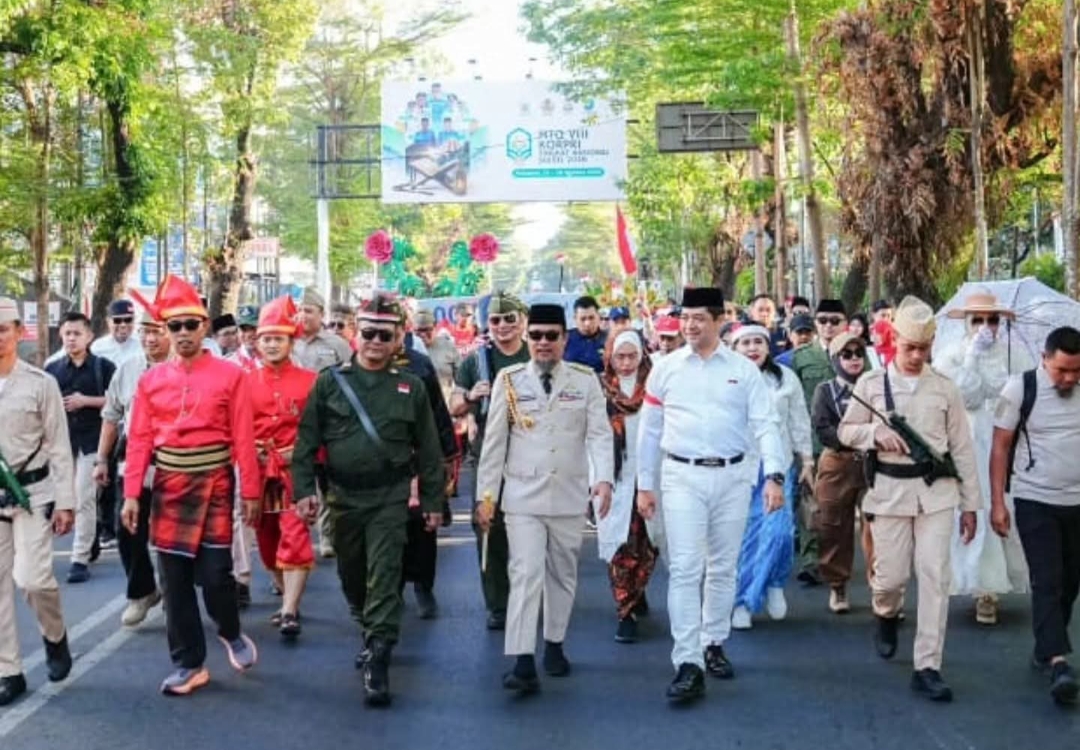 Jalan Sehat Anti Mager Semarakkan HUT ke-81 RI di Sulsel