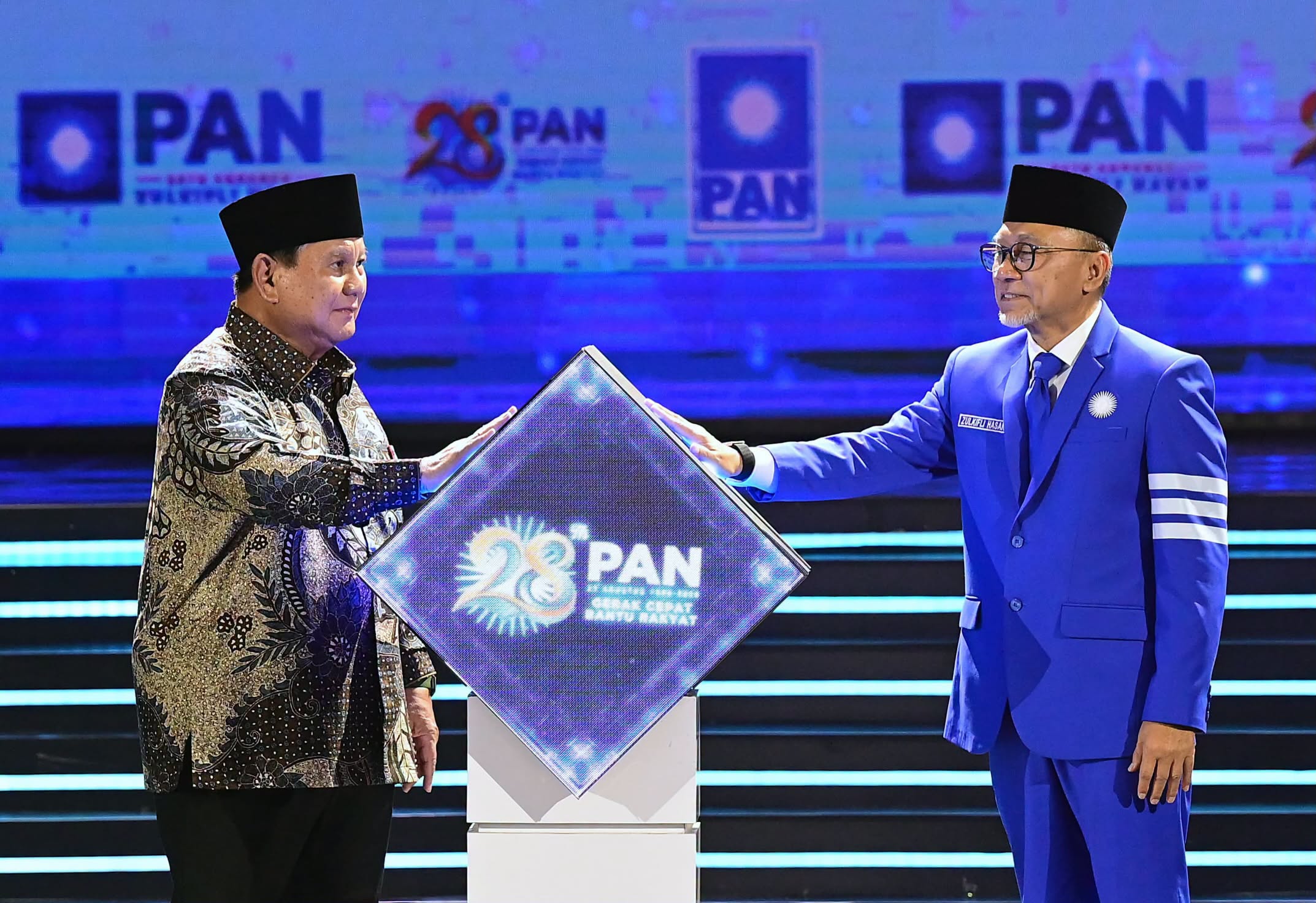 HUT ke-28 PAN, Prabowo Tekankan Kerja Cepat untuk Rakyat