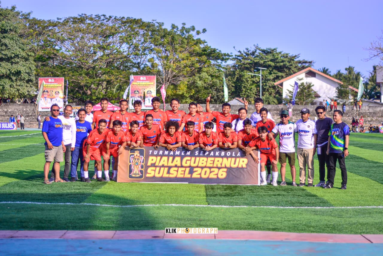 Tim Jeneponto Melaju Perdelapan Final Piala Gubernur Sulsel, Bupati Paris Yasir Beri Dukungan