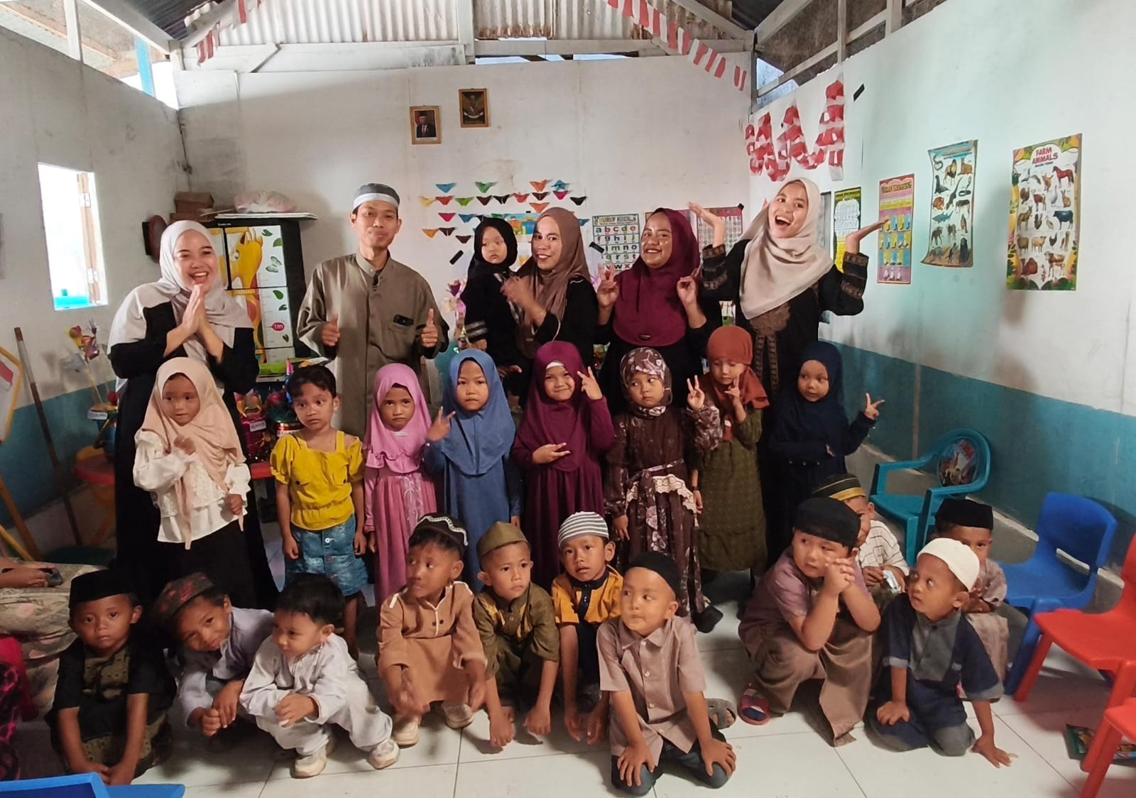 Maulid di Pulau Kodingareng, TK Mawar Tanamkan Keteladanan